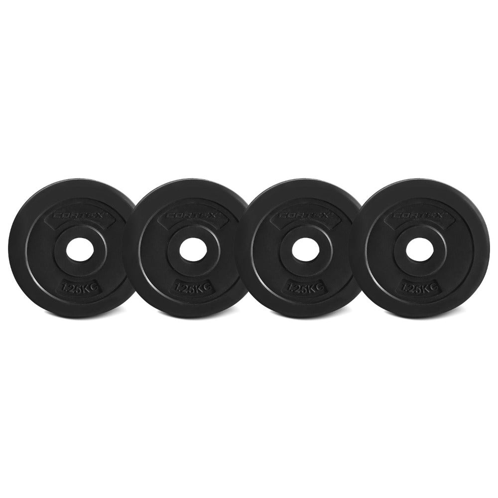 Cortex 1.25Kg Endurashell Standard Weight Plates 25Mm (Set Of 4)