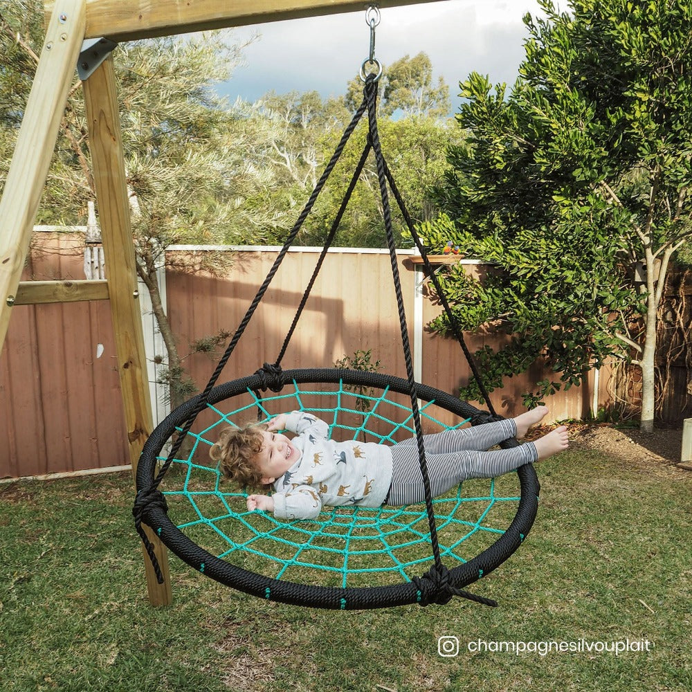 Lifespan Kids Oakley Swing Set With 1.2M Spidey Web