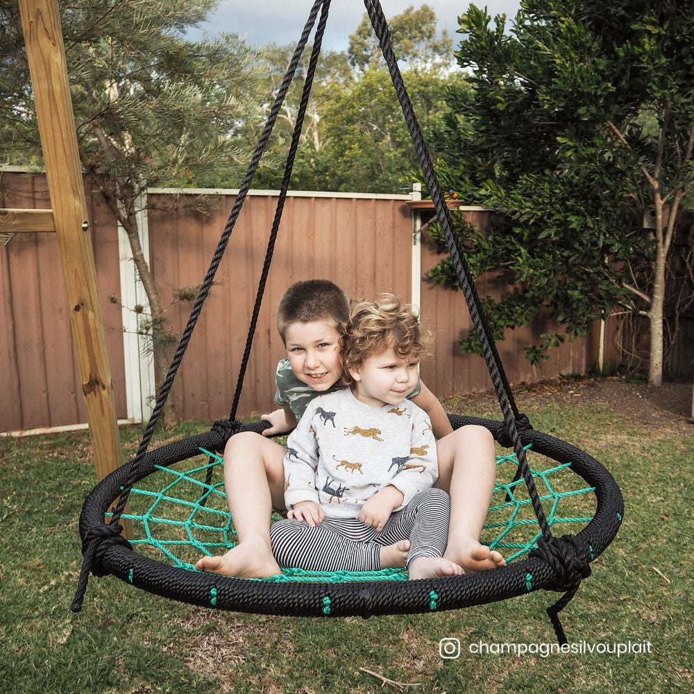 Lifespan Kids Oakley Swing Set With 1.2M Spidey Web