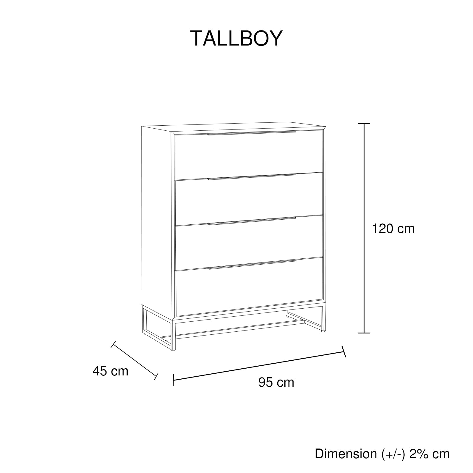 5 Pieces Bedroom Suite Made In Solid Wood Acacia Veneered King Size Oak Colour Bedside Table Tallboy & Dresser