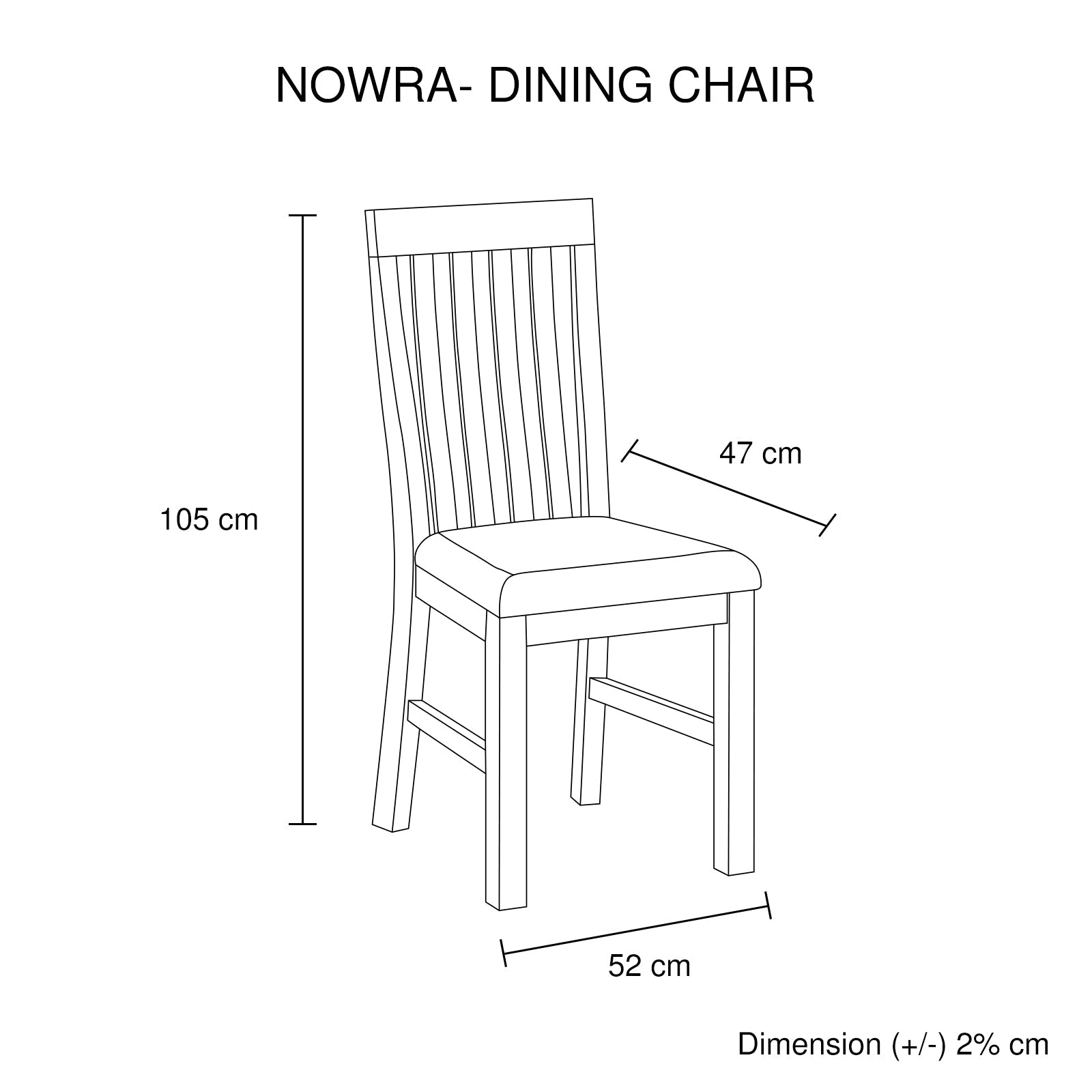 2X Wooden Frame Leatherette In Solid Acacia & Veneer Dining Chairs Oak Colour