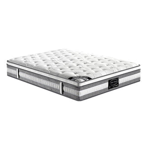 Mattress Euro Top King Size Pocket Spring Coil With Knitted Fabric Medium Firm 34Cm Thick