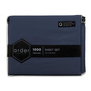 1000Tc Cotton Rich Sheet Set - King Single