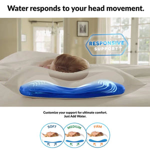 Mediflow Luxurious Memory Foam Water Pillow 46 X 66 Cm