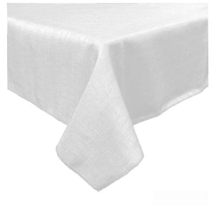 Emporio Slub Table Cloth White 150 X 300 Cm