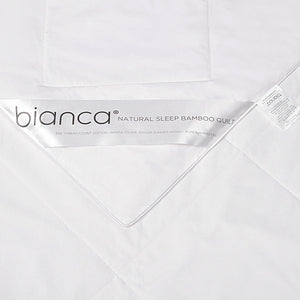 Bianca 250Gsm Natural Sleep Bamboo Summer Quilt Double