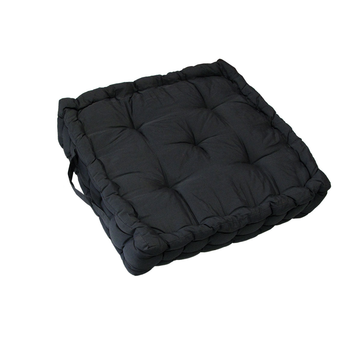 1 Pc Floor Box Cushion Pad 40 X 40+ 8 Cm Black