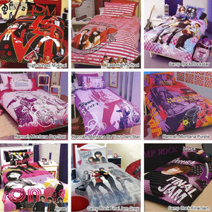 Disney Hannah Montana Purple Quilt Cover Set Single