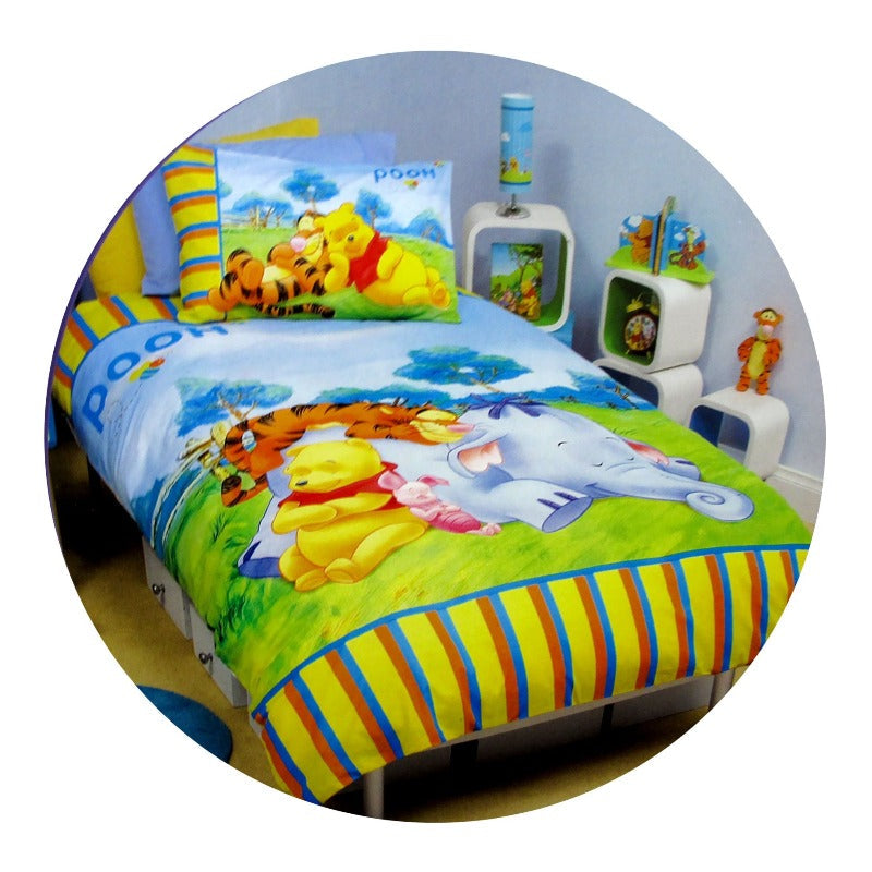 Disney Winnie The Pooh Quilt Cover Set Tiger & Single