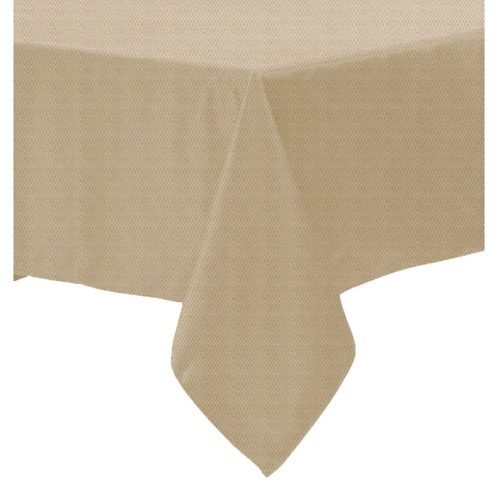 Polyester Cotton Tablecloth Latte 180 Cm Round