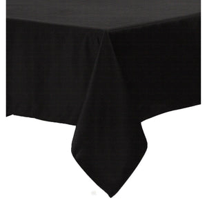 Polyester Cotton Tablecloth Black 150 X 220 Cm