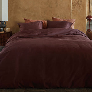 Vtwonen Earth Dark Red Quilt Cover Set