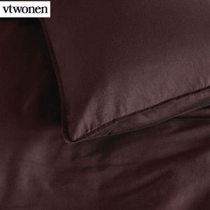 Vtwonen Earth Dark Red Quilt Cover Set