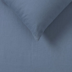 Vintage Design Homewares Sky Blue 100% Hemp Quilt Cover Set