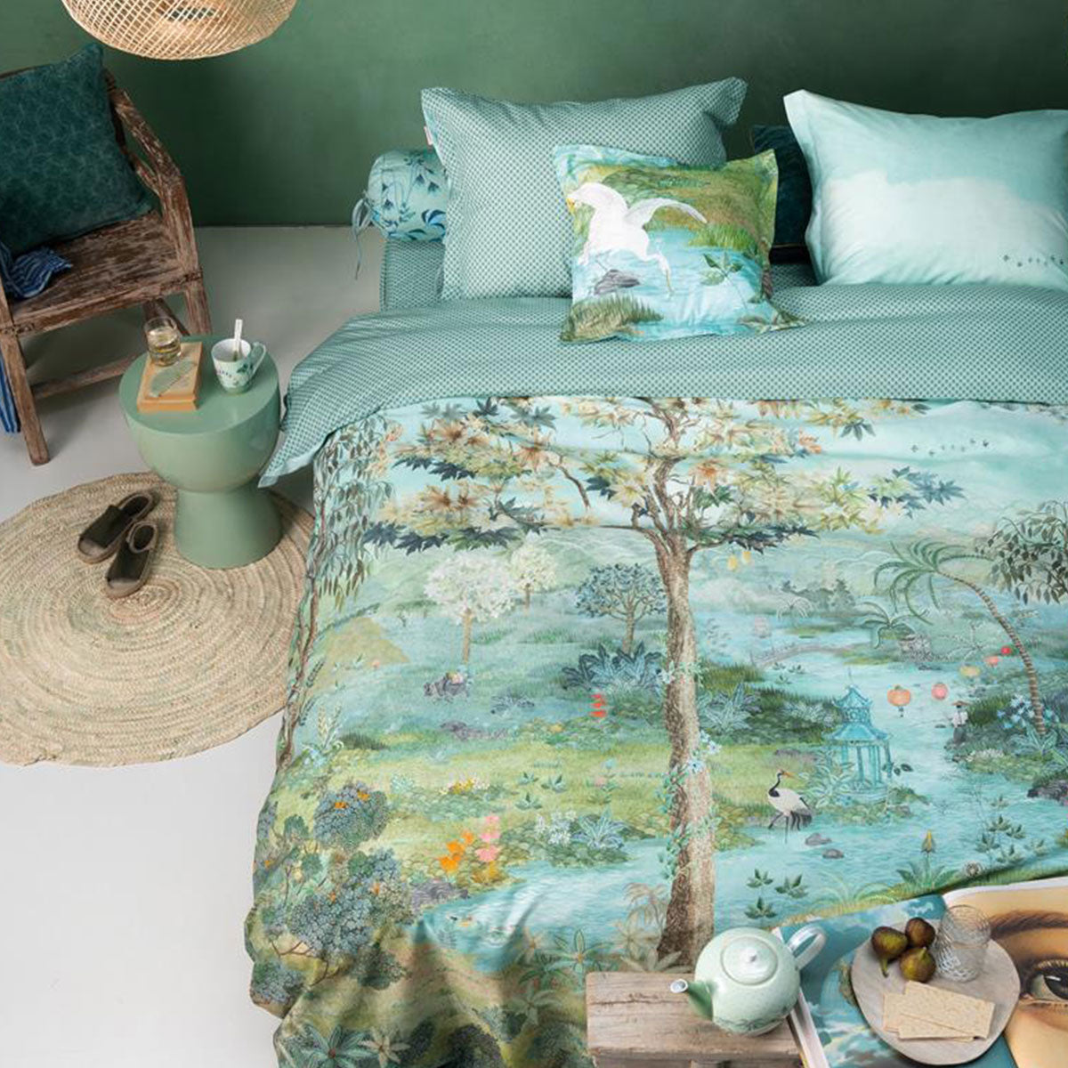 Pip Studio Paradise Green Quilt Cover Set