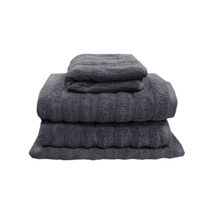 J Elliot Home Set Of 4 George Collective Cotton Bath Towel Ash