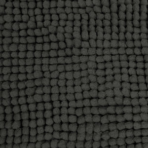 Toggle Microfiber Bath Mat Contoured Charcoal