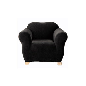 Surefit Pearson One Seater Couch Cover Ebony
