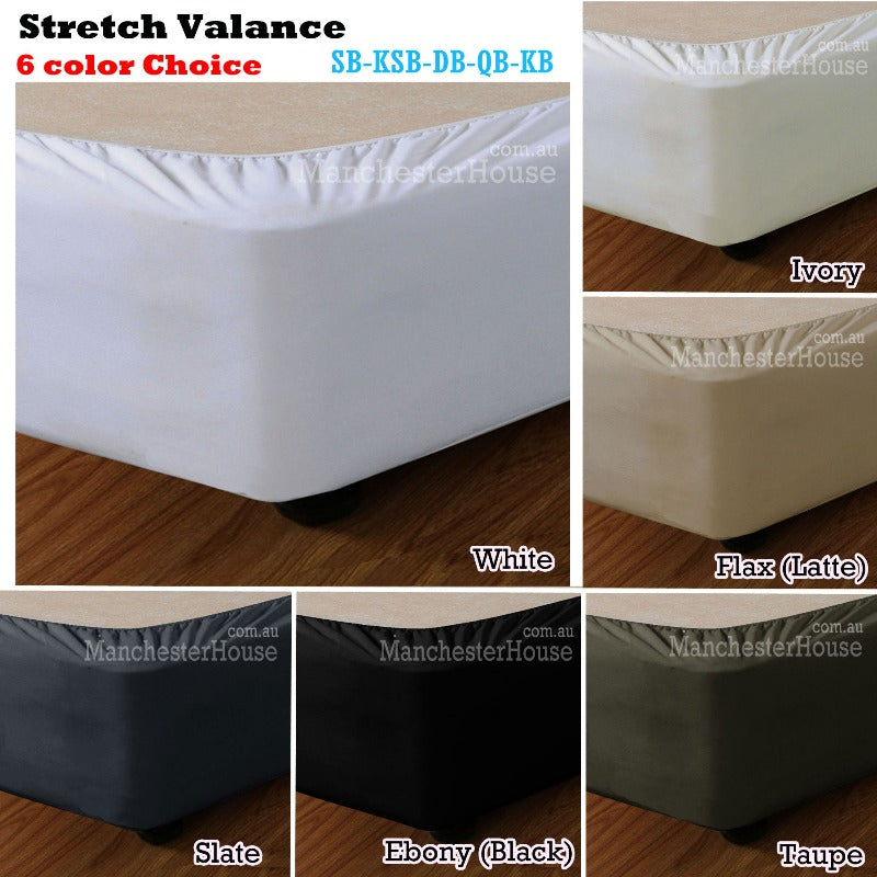 Apartmento Stretch Valance Slate Double