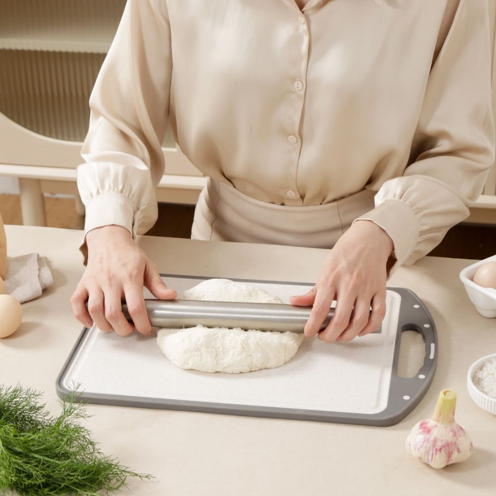 Kylin 316 Stainless Steel Double Side Cutting Single Board 39*26Cm One Piece
