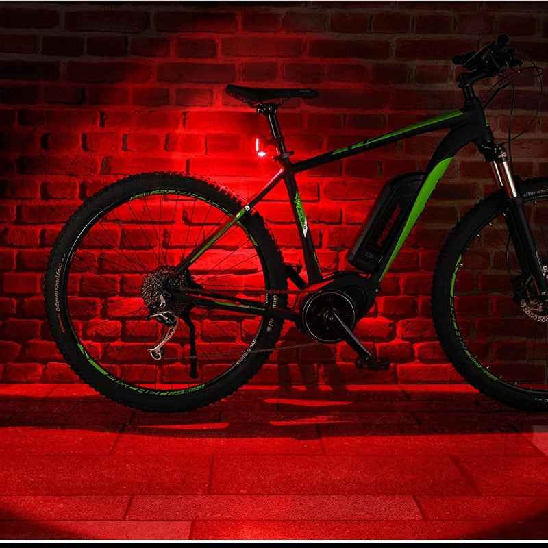 Fischerbicycle Rear Light With 360 Floor For More Visibility And Protection, Rechargeable Battery