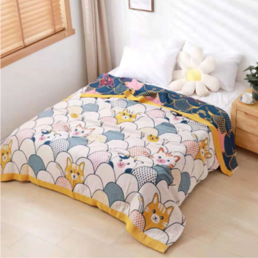 Cartoon Style Range Blanket In Linlin