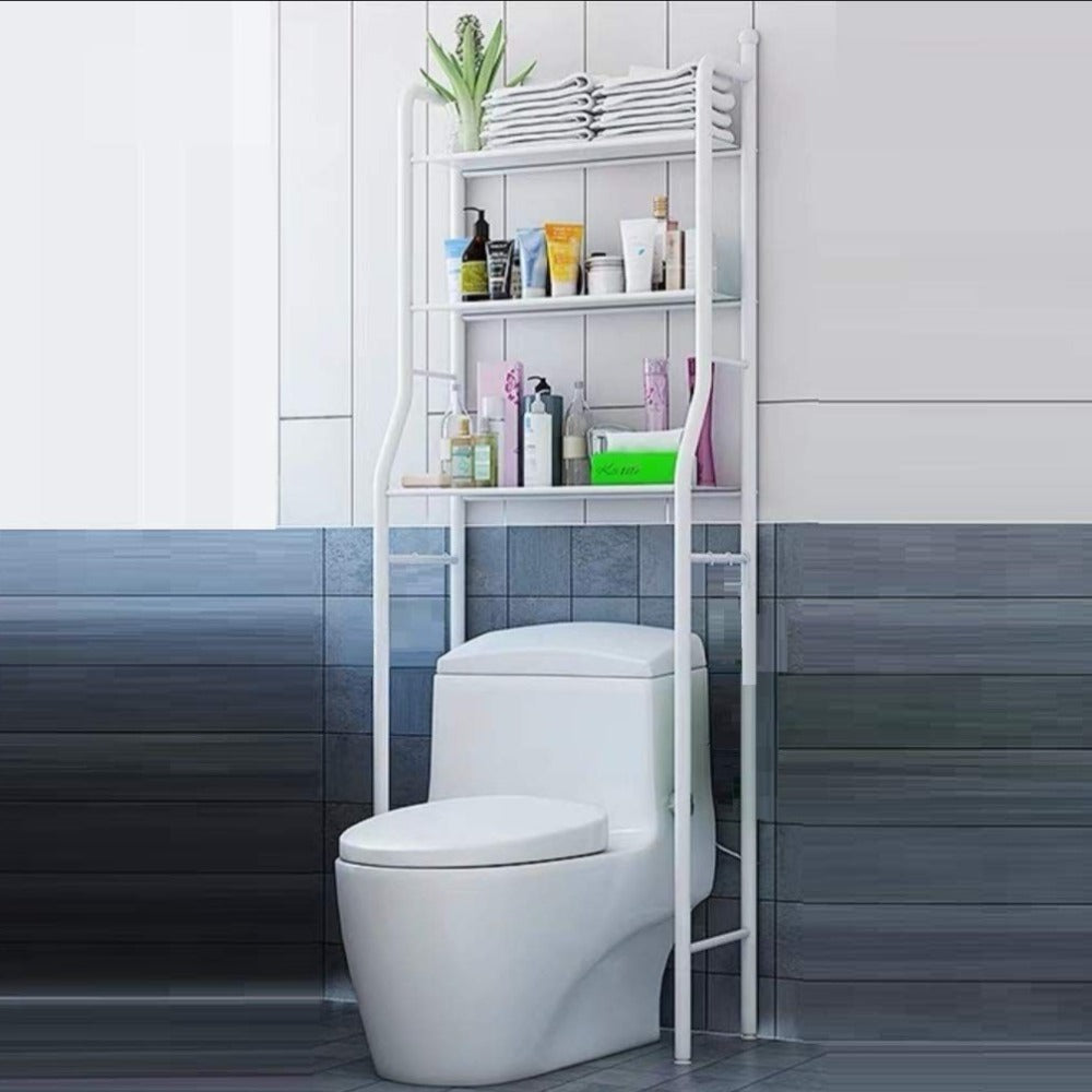 3 Tier Toilet Shelf Rack Over Laundry Bathroom Washing Machine Storage Shelves Stand