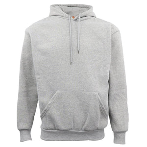 Adult Unisex Men's Basic Plain Hoodie Pullover Sweater Sweatshirt Jumper Xs-8Xl Light Grey 2Xl