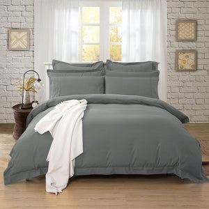 1000Tc Tailored Queen Size Duvet Quilt Cover Set