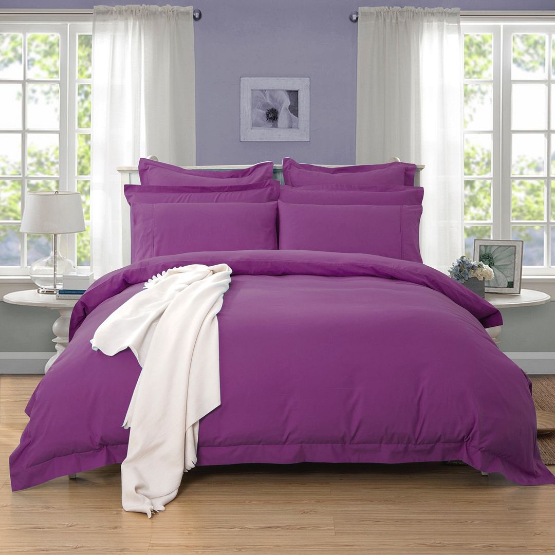 1000Tc Tailored Queen Size Duvet Quilt Cover Set