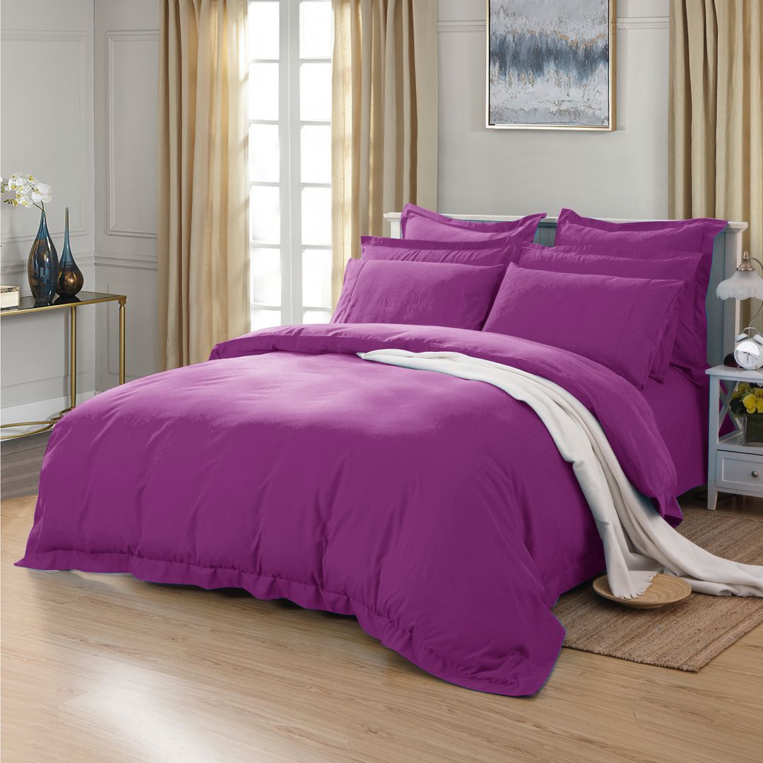 1000Tc Tailored Queen Size Duvet Quilt Cover Set