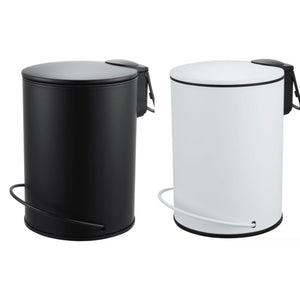 3L Soft Close Pedal Bin White