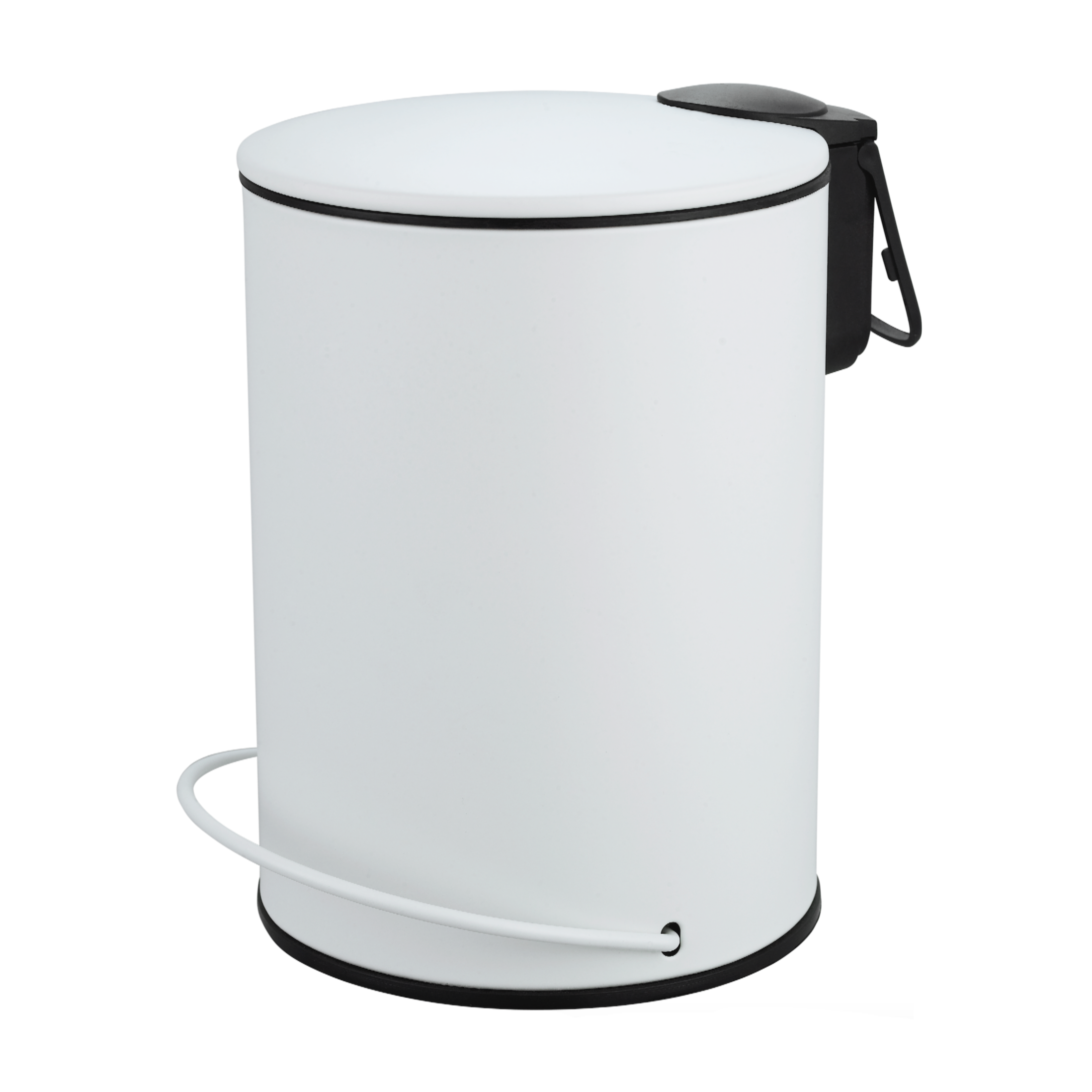 3L Soft Close Pedal Bin White