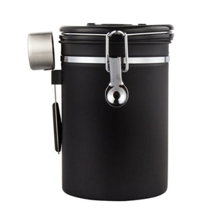 1.2L Storage Container With Spoon Black