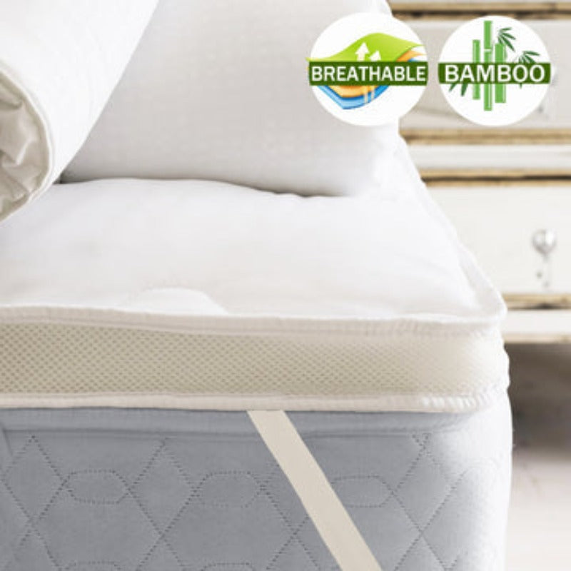 Airmax Bamboo Mattress Topper 1000Gsm King Single