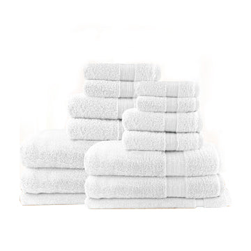 7Pc Light Weight Soft Cotton Bath Towel Set