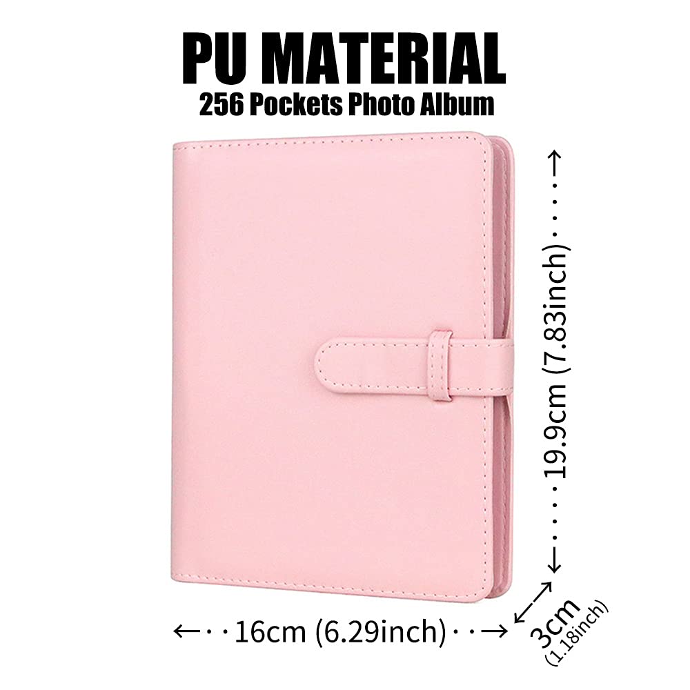 Lifebea 256 Pockets Photo Album For Fujifilm Instax Mini 11 12 9 40 Evo Liplay 8 7+ Instant Camera, Polaroid Hp Zink 2X3