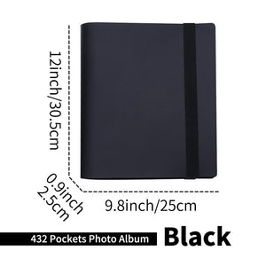 Lifebea 432 Pockets Photo Album For Fujifilm Instax Mini Camera, Polaroid Snap Pic-300 Z2300 Instant 2X3 Book 11 9 Evo 9