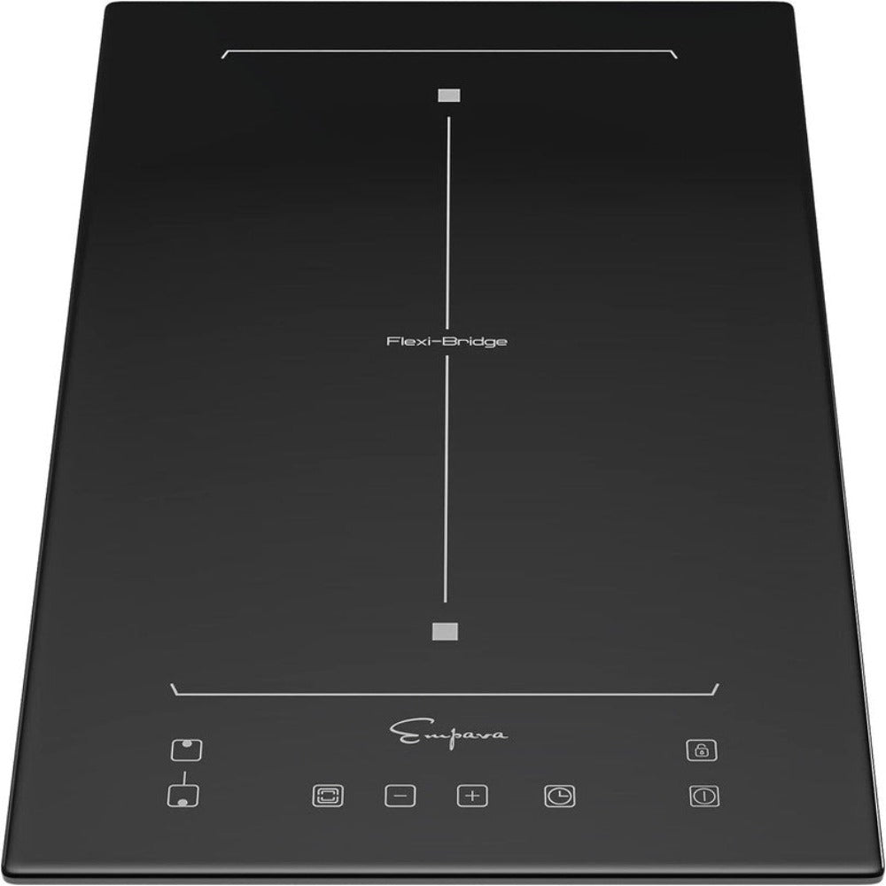 Empava Electric Induction Cooktop Stove Hob With 2 Burners And Sensor Touch Black Vitro Ceramic Glass - 240V