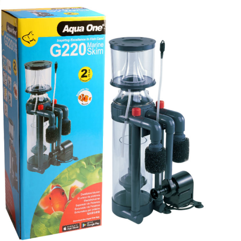 Aqua One Proskim G220 Protein Skimmer 800 Litre Marine Salt Water Aquariums