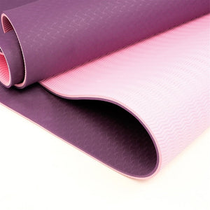 Yoga Mat Non-Slip Light Gym 1830X610x6mm Pilates Home Fitness Assorted Colours