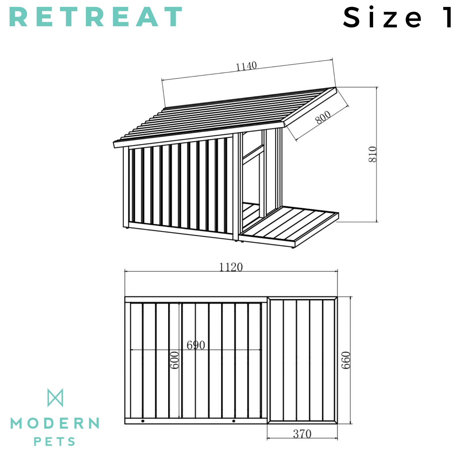 The Retreat Modern Dog House