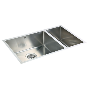 715X440mm Handmade Stainless Steel Undermount / Topmount Kitchen Sink With Waste