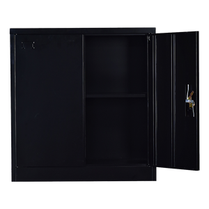 Two-Door Shelf Office Gym Filing Storage Locker Cabinet Safe