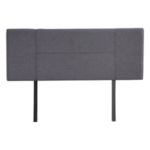 Linen Fabric Double Bed Headboard Bedhead - Grey