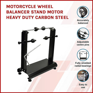 Motorcycle Wheel Balancer Stand Heavy Duty Carbon Steel