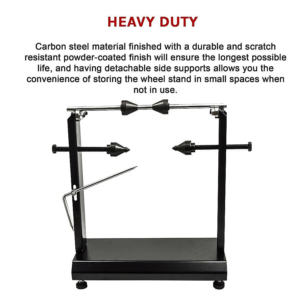 Motorcycle Wheel Balancer Stand Heavy Duty Carbon Steel