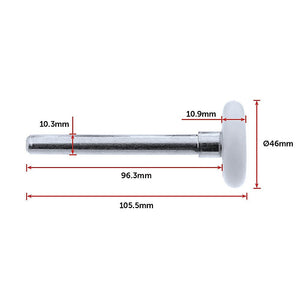 Randy & Travis Machinery Garage Door Roller / Wheel Heavy Duty 13 Ball Sealed Bearing 12 Pack