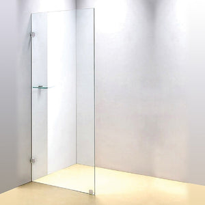 700 X 2000Mm Frameless 10Mm Safety Glass Shower Screen