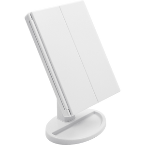 Makeup Mirror With Led Light Standing Magnifying Tri-Fold Touch